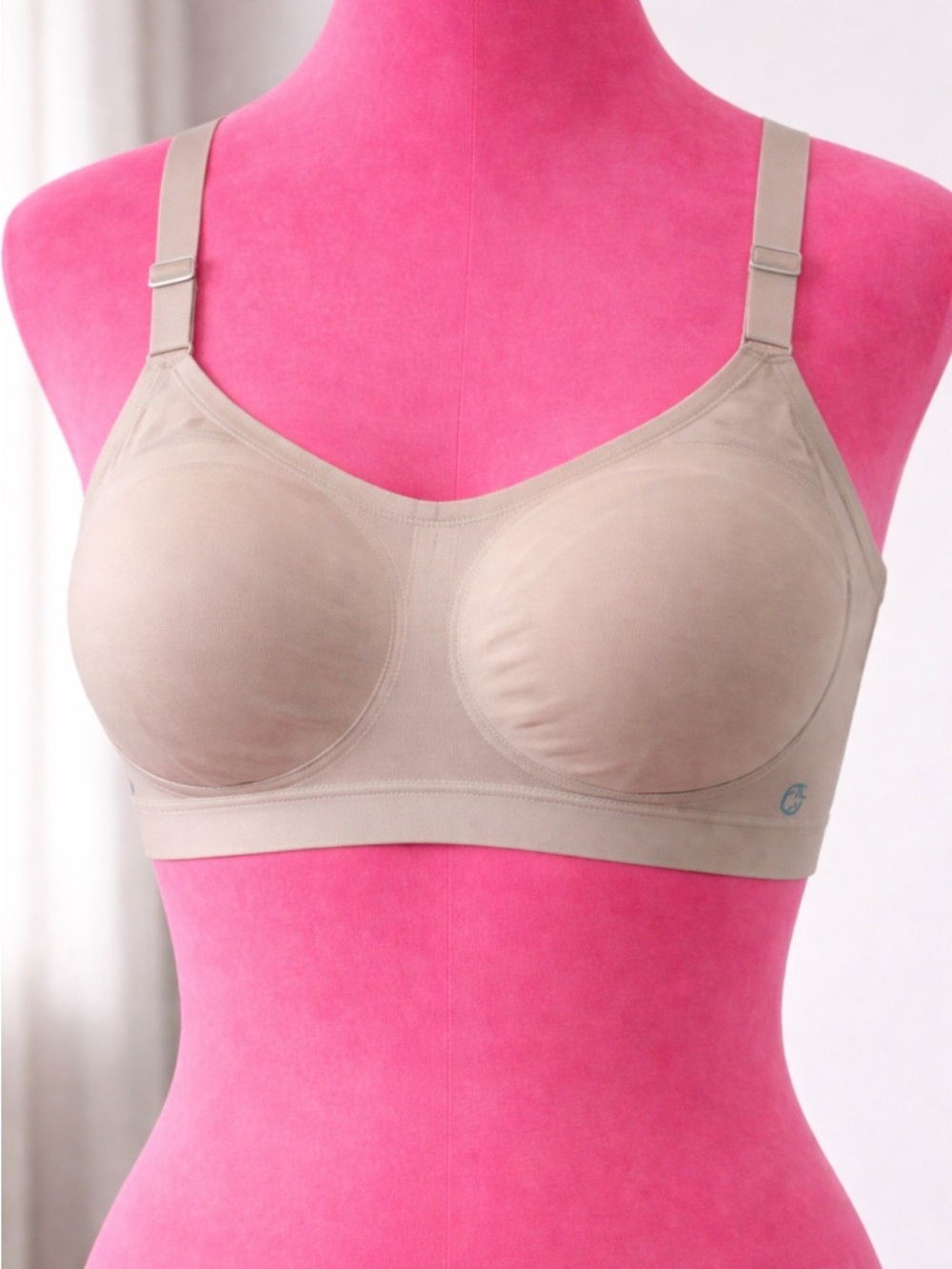 Comfelie Ultra-Thin Breathable No back bulge Bra Size L Oyster Pink